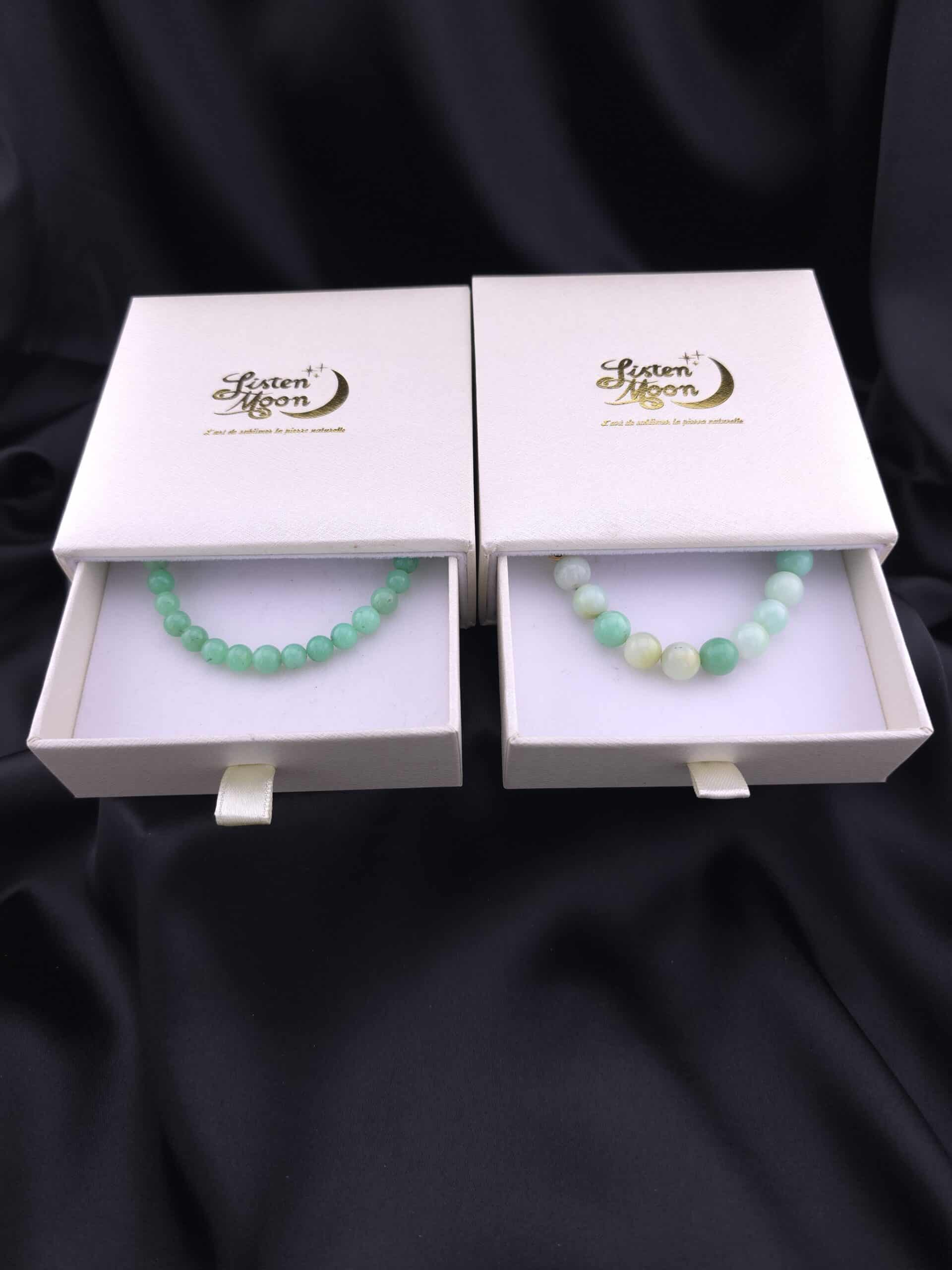 Bracelet en Chrysoprase