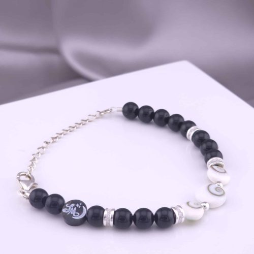 Bracelet Sainte Lucie en Tourmaline noire