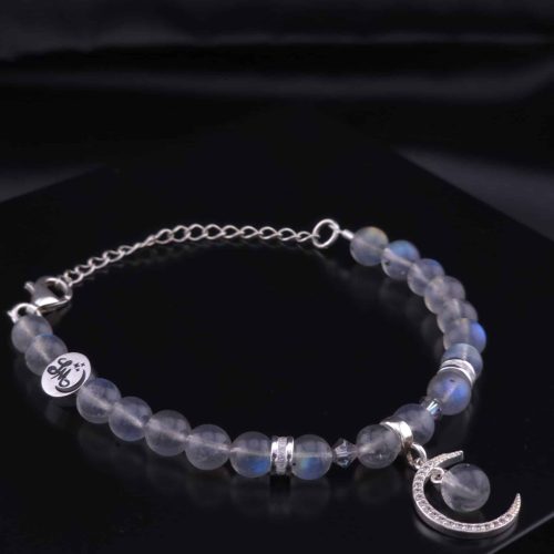 Bracelet Lune en Labradorite